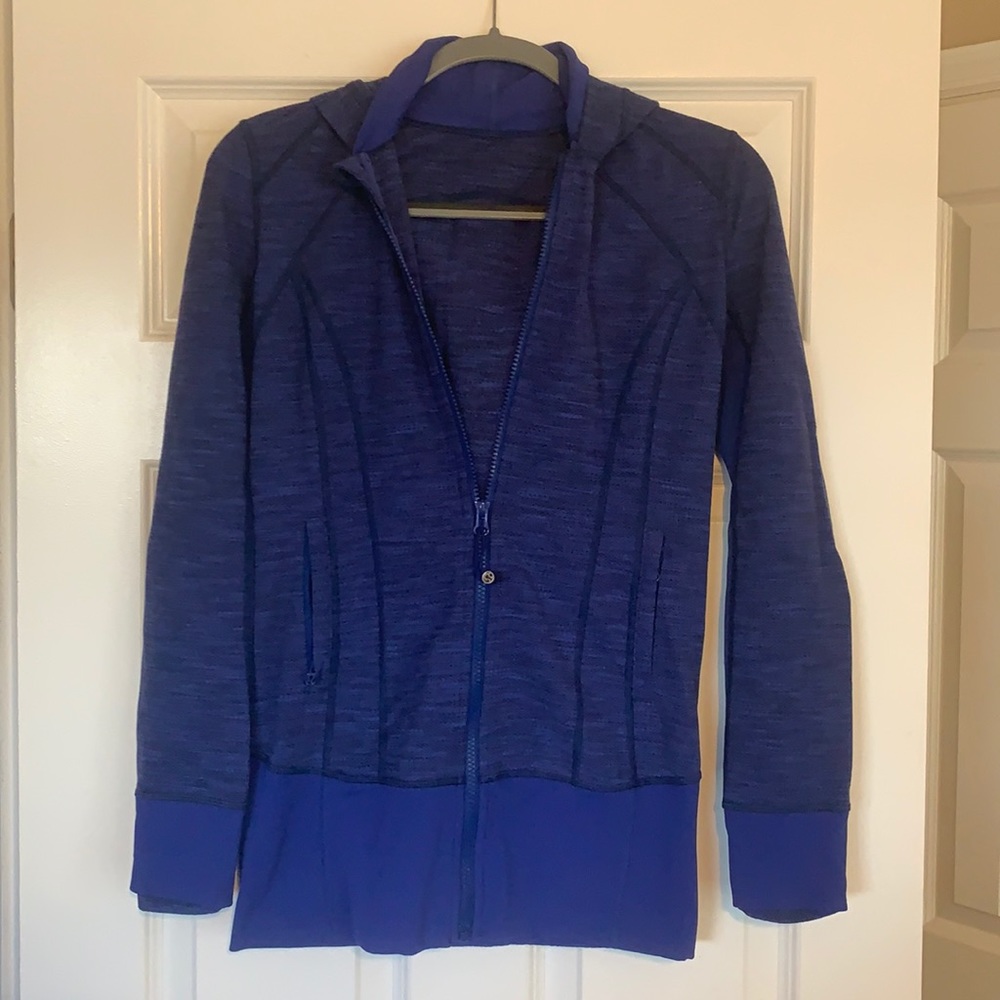 Blue lululemon zip up